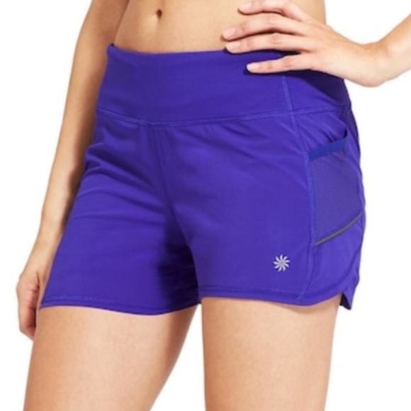 Athleta Pants - [Athleta] Workout Ready Set Shorts in Purple